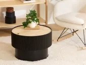 ATMOSPHERA ΤΡΑΠΕΖΆΚΙΑ ΣΑΛΟΝΙΟΎ ENOLA BLK TRUNK COFFEE TABLE ATMOSPHERA 197741B 26,5/60/60 NEOPORTAL-3560232709791