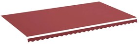 Τεντόπανο Ανταλλακτικό Μπορντό 6 x 3,5 μ. - Κόκκινο
