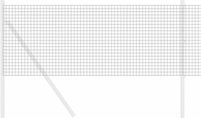 vidaXL Συγκολλητός φράχτης από σύρμα 2500 x 60 εκ Γκρι