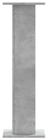 vidaXL Βάσεις Ηχείων 2 Τεμ. Γκρι Σκυρ. 30x30x95 εκ. Επεξ. Ξύλο