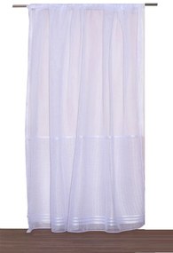 Κουρτίνα με Τρέσα 140x270 2462 Λευκό Viopros