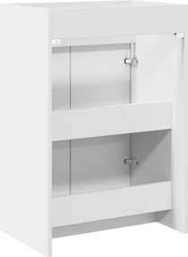 vidaXL Ντουλάπι Κάτω από τον Νιπτήρα Λευκό 56 x 37,5 x 81 εκ