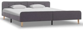 vidaXL Πλαίσιο Κρεβατιού Ανοιχτό Γκρι 180 x 200 εκ. Υφασμάτινο