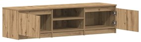 ντουλάπι τηλεόρασης vidaXL Artisan Oak 140x40x36cm Κατασκευασμένο ξύλο
