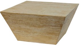 PYRAMIS COFFEE TABLE BEIGE 80x80xH40cm - 04-1088