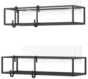 Σετ 2 μεταλλικά ράφια 31.3X6εκ Umbra Cubiko 1018615-040