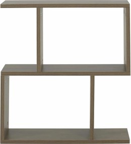 Βοηθητικό τραπέζι Ameer με ράφια μελαμίνης olive grey 50x17x56εκ