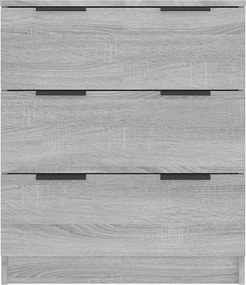 vidaXL Ντουλάπι Γκρι Sonoma 60 x 30 x 70 εκ. από Επεξεργασμένο Ξύλο