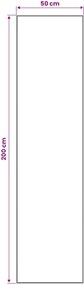 vidaXL Χαλί Runner ORIZ 1150 gsm Μαύρο δίχτυ σχέδιο