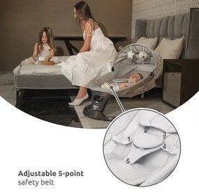 Κούνια Ηλεκτρική Siena  Graphite 10090110002 Lorelli