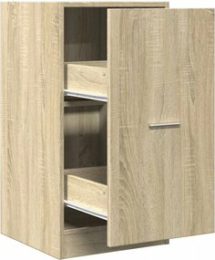 vidaXL Συρταριέρα Γενικής Χρήσης Sonoma Δρυς 40x41x77,5 εκ Επεξ. Ξύλο