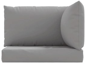 vidaXL Μαξιλάρια Παλέτας 3 τεμ. Γκρι από Ύφασμα Oxford