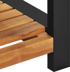 vidaXL Παγκάκι 120 εκ. από Μασίφ Ξύλο Teak