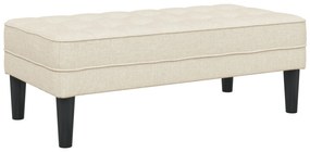 vidaXL Παγκάκι Λινό 113x57x39 εκ