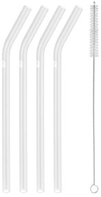 Καλαμάκια Γυάλινα Sorrento (Σετ 4Τμχ) 39500-601 23cm Clear Zwilling Γυαλί