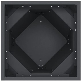 vidaXL Γλάστρα Ανθρακί 40 x 40 x 75 cm Ατσάλι