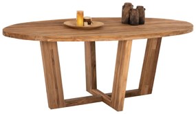 Intrahome ΤΡΑΠΕΖΙ ΤΡΑΠΕΖΑΡΙΑΣ CIVRY-SUR-SEINEIKUCASABLANCALCASABLANCA_LUMPUR ΟΒΑΛ ΑΠΟ ΞΥΛΟ RECYCUPINGTON ΤΕΑΚ 209x109x80Yεκ. intraho-1646100