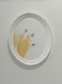 Stewehome οβάλ διακοσμητικό τοίχου από πέτρα 21x17 cm