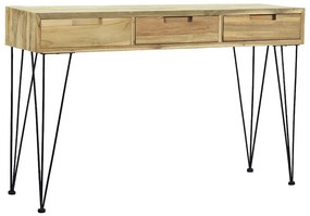 vidaXL Τραπέζι Κονσόλα 120 x 35 x 76 εκ. από Μασίφ Ξύλο Teak