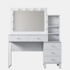 Τουαλέτα Μακιγιάζ Λευκό BUCRO 120x40x141.8