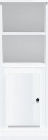 vidaXL Ντουλάπι Γυαλιστερό λευκό 36x35,5x103,5 από Επεξεργασμένο Ξύλο