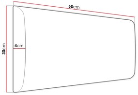 Επενδυμένο Πάνελ τοίχου 60x30-Mple