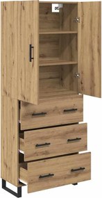 vidaXL Highboard 2 pcs Artisan Oak 69,5 x 34 x 180 εκ.