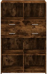 vidaXL Ντουλάπι Καπνιστή Δρυς 80x42,5x124 εκ. από Επεξεργασμένο Ξύλο