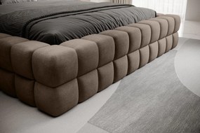 Επενδυμένο κρεβάτι Dagmar-Kafe-140 x 200