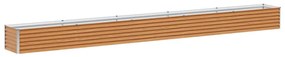 vidaXL Υπερυψωμένη Ζαρντινιέρα 485 x 50 x 36 εκ. Επικαλυμμένος Χάλυβας