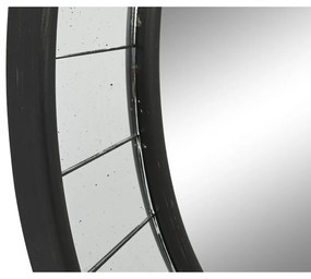 Μόνιμος καθρέφτης Home ESPRIT Μαύρο 88 x 5 x 88 cm