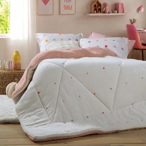 Κουβερτοπάπλωμα Μονό (160x220) Nef-Nef Homeware Junior Dots Ecru
