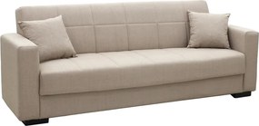 Σετ σαλονιού 2τεμ Vox pakoworld ύφασμα σε κρεμ απόχρωση