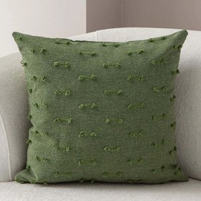 Μαξιλαροθήκη Διακοσμητική Tuffet 881PCR1673 Green Aberto Design 43X43 Πολυέστερ