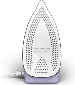 Σίδερο Tefal DB1612E0, 1000W, 70 ml, Dry&Steam, Κάθετος ατμός, Microsteam 200, Λευκό/μοβ