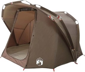 vidaXL Σκηνή Ψαρέματος 4 Ατόμων Αδιάβροχη Καφέ