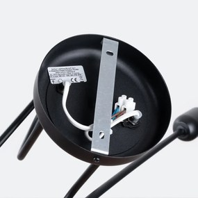 Φωτιστικό οροφής LOOP 2 μαύρο ατσάλι/2xmax 15W LED