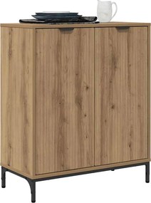 vidaXL Πλαϊνό γραφείο Artisan Oak 69,5 x 33 x 82 εκ.
