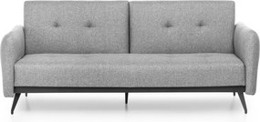 Τριθέσιος Καναπές Κρεβάτι Γκρι RON 100x190x90