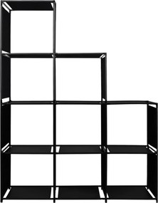 vidaXL Ραφιέρα Σκάλα Προβολής 130 x 45 x 170 εκ. Υφασμάτινη