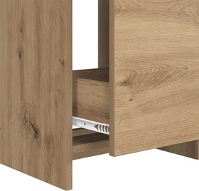 vidaXL Ντουλάπι Κάτω από τον Νιπτήρα Artisan Δρυς 56 x 37,5 x 81 εκ