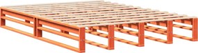 vidaXL Σκελετός Κρεβ. Χωρίς Στρώμα Καφέ Κεριού 160x200 εκ Μασίφ Πεύκο
