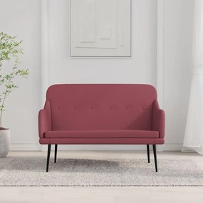 vidaXL Πάγκος Μπορντό 110x76x80 εκ. Υφασμάτινος