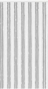 vidaXL Κουρτίνα εντόμων Chenille Γκρι και Λευκό 118 x 220 cm 100% PP