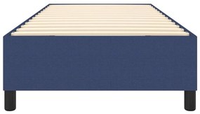 vidaXL Σκελετός Κρεβατιού Χωρίς Στρώμα Μπλε 100x200 εκ. Υφασμάτινο
