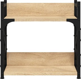 vidaXL Βάση Εκτυπωτή 2 Επιπέδων Sonoma Δρυς 40x20x40 εκ Επεξ. Ξύλο