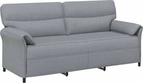 vidaXL Καναπές 100% πολυέστερ μεταλλικό πλαίσιο MDF, Κόντρα πλακέ