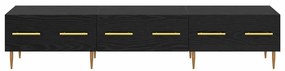 vidaXL Ντουλάπι TV Μαύρη Οξυά 150 x 36 x 30 εκ Επεξεργασμένο ξύλο