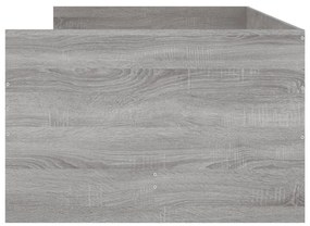 vidaXL Πλαίσιο Κρεβατιού με Συρτάρια Γκρι Sonoma 90 x 190 εκ.