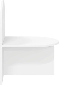 vidaXL Κομοδίνο 2 τμχ. Λευκό 48 x 49 x 65 εκ.